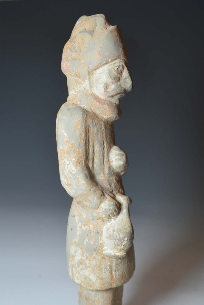 A rare Han dynasty grey pottery Figure circa 206 BCE-220 CE China.-SOLD ...