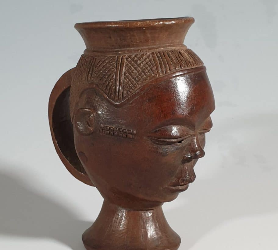 Pende cup tribal art