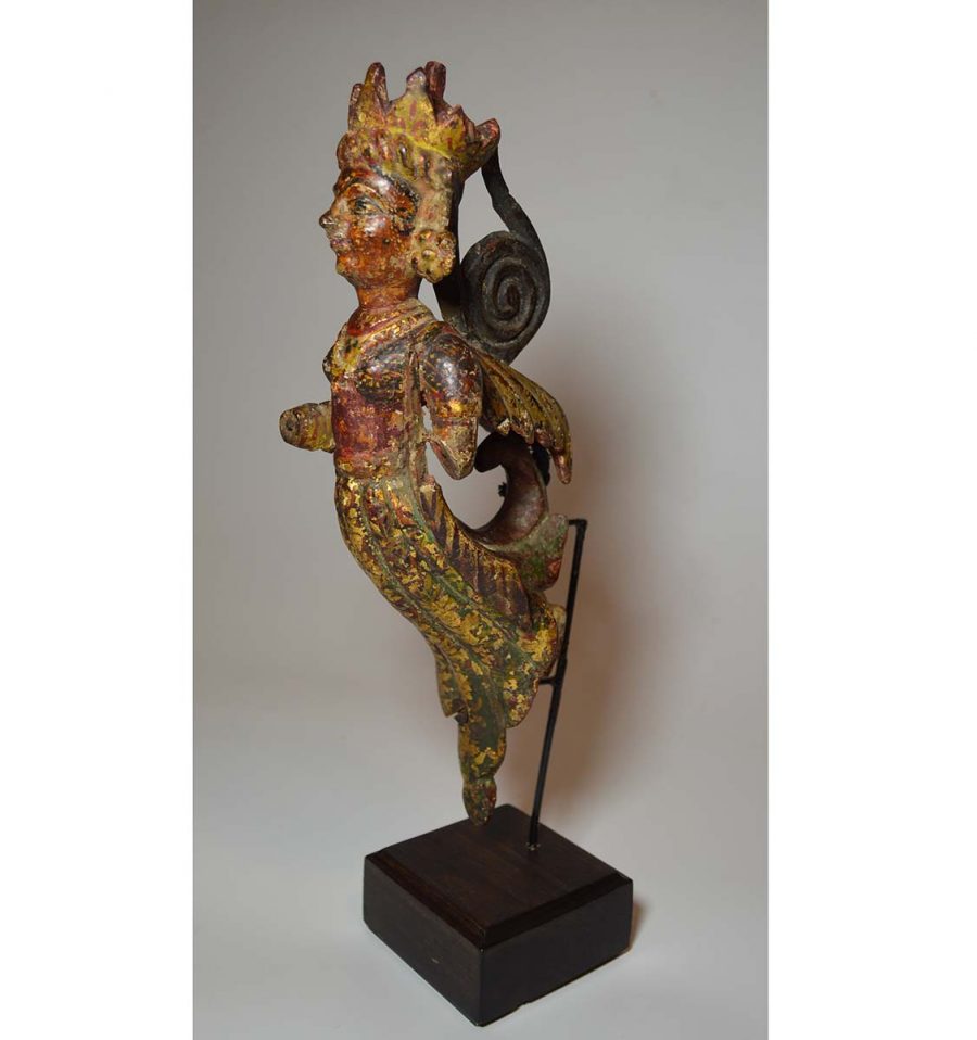 Antique south indian angel figure c 1800