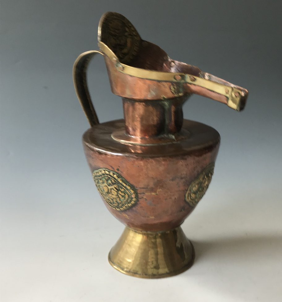 Antique Tibetan minks cap Ewer