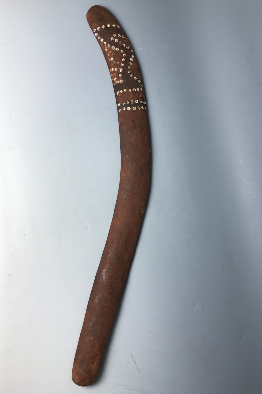 aboriginal painted boomerang