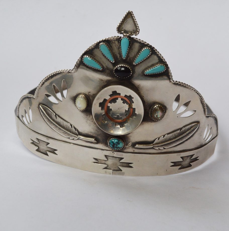 Navajo Tiara native American silver