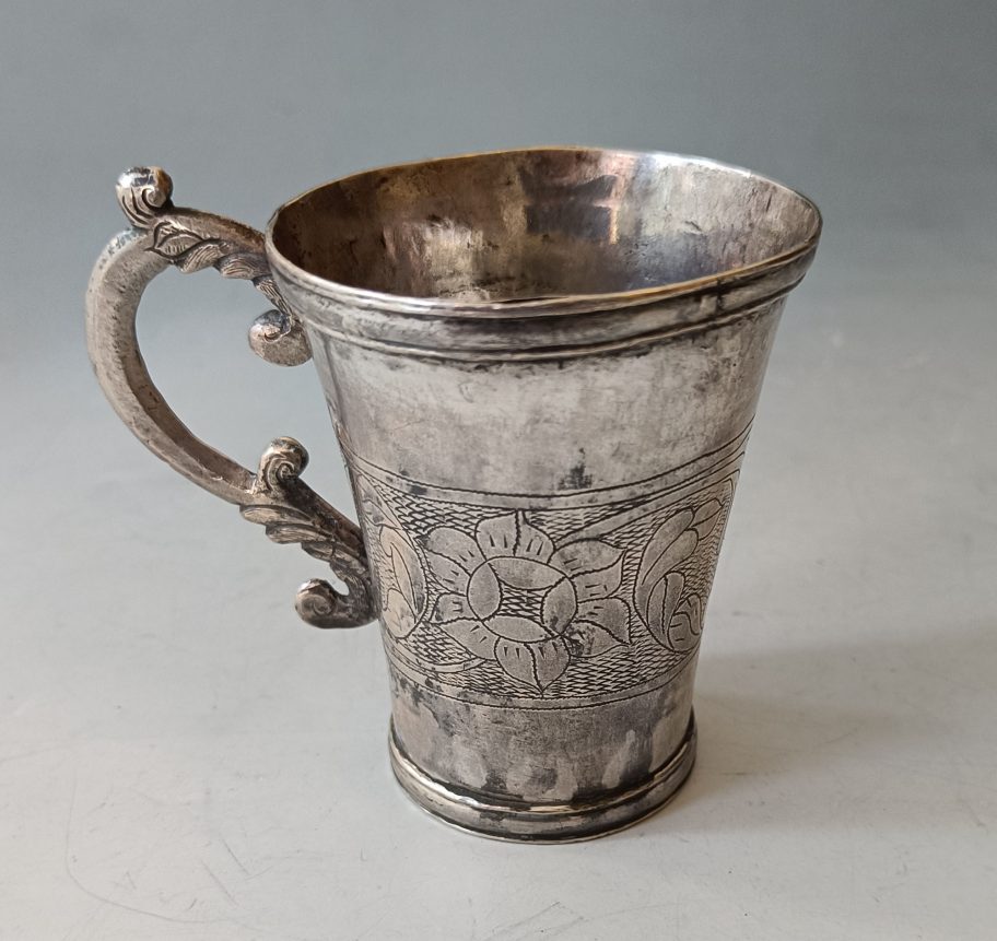 colonial silver cup Peru Bolivia