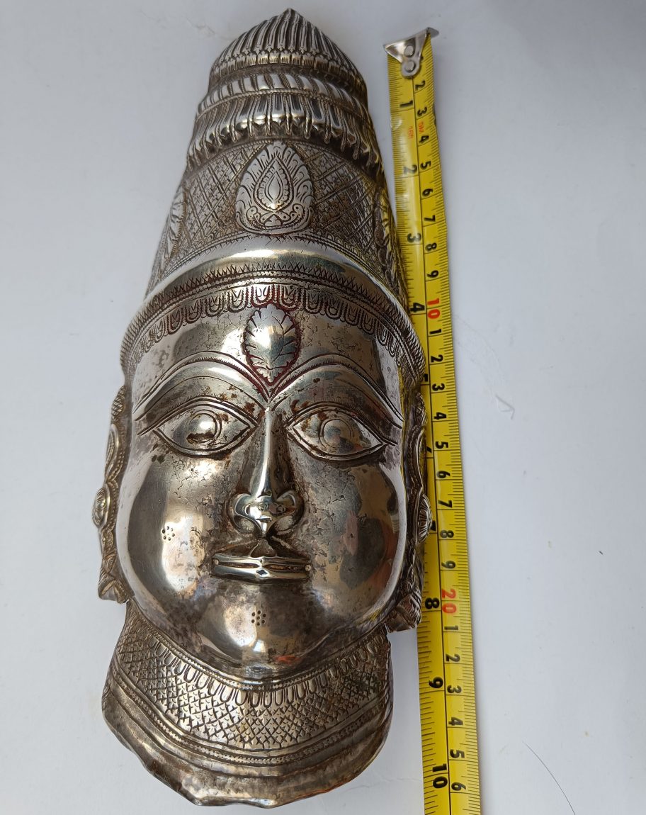 Indian antique silver mask