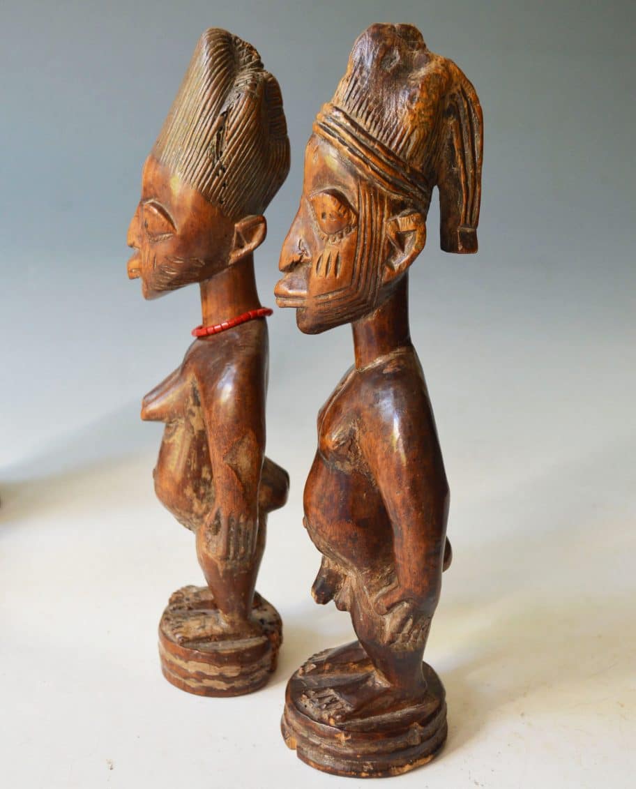 Yoruba ibeji figures igbuke oyo